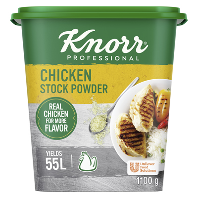 Knorr Chicken Stock Powder 1.1KG | Unilever Food Solutions