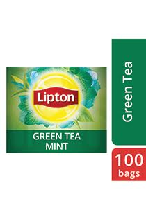 Lipton Green Tea Mint (12x100 teabags) - Lipton Green Tea helps in digestion and increases focus