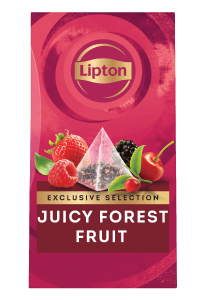 Lipton Juicy Forest Fruits (6x25 pyramid tea bags) - Lipton Exclusive Selection offers your guests a unique tea moment