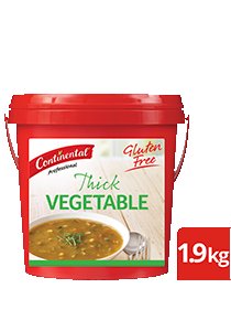 CONTINENTAL Professional Gluten Free Thick Vegetable Soup Mix 1.9kg -