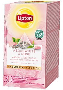 LIPTON Pyramid Asian White and Rose - LIPTON Pyramid Asian White and Rose -