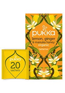 PUKKA Lemon Ginger and Manuka Honey Tea 20's -
