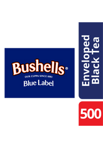 BUSHELLS Envelope Tea Cup Bags 500's - BUSHELLS' full flavour has been enjoyed by Australians for generations.