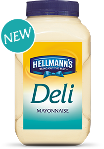 HELLMANN'S Deli Mayonnaise 2.6kg - New HELLMANN'S Deli Mayo delivers sweet, tangy and Deliciously affordable sandwiches.