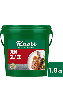 KNORR Demi Glace Gluten Free 1.8kg - Gluten free with distinct notes of Australian roasted beef and red wine, this decadent sauce is set to impress with your signature touch.