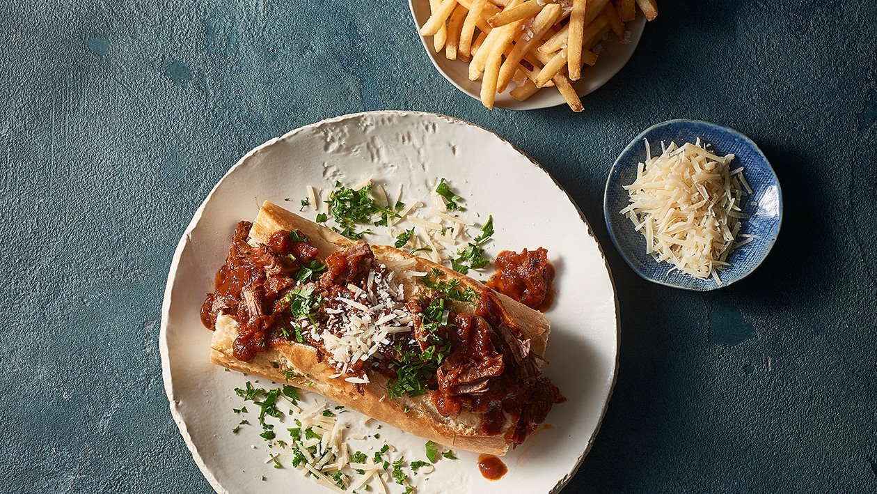 Bolognese Baguette – Recipe Bolognese Baguette – Recipe