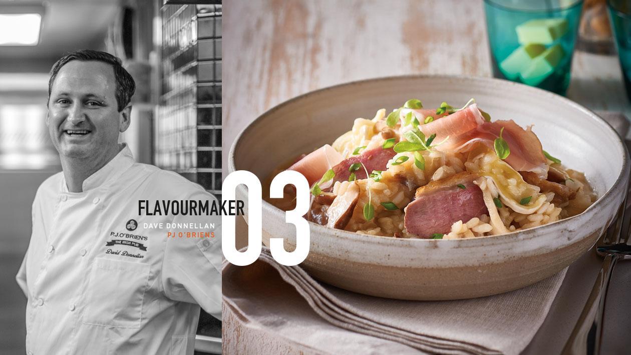 Duck, Prosciutto, Shiitake & Camembert Risotto – Recipe Duck, Prosciutto, Shiitake & Camembert Risotto – Recipe