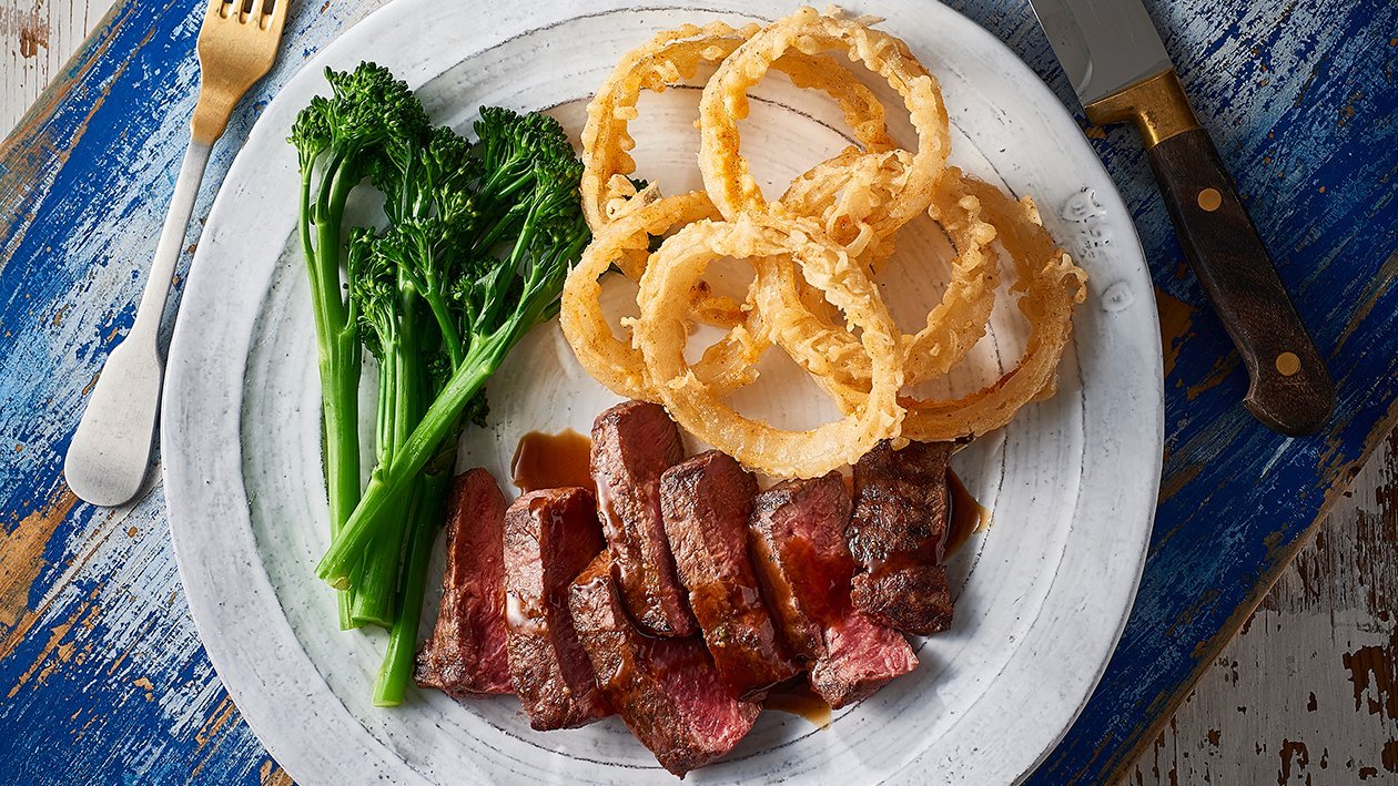 Flat Iron Steak, Paris Mash & Bourbon Jus – Recipe Flat Iron Steak, Paris Mash & Bourbon Jus – Recipe