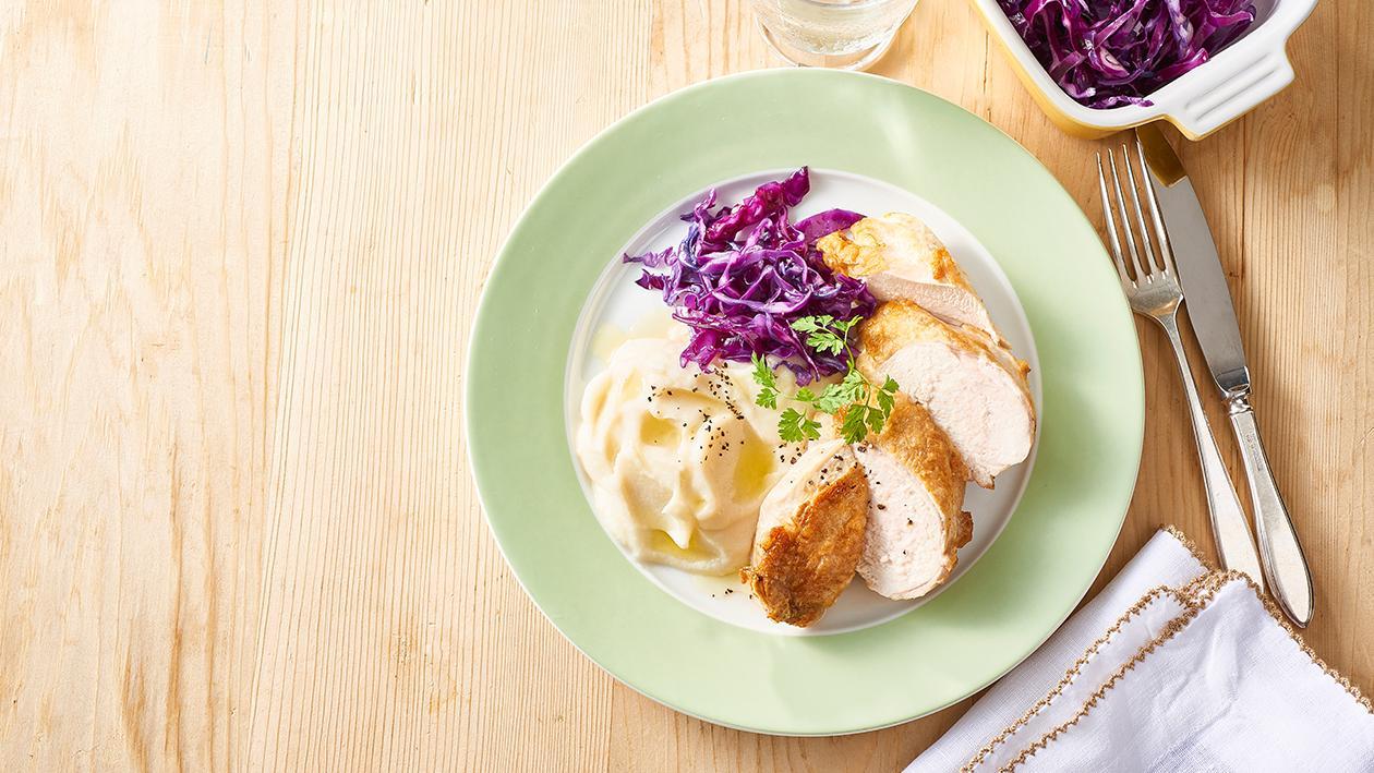 Grilled Chicken Breast, Cauliflower Puree – Recipe Grilled Chicken Breast, Cauliflower Puree – Recipe