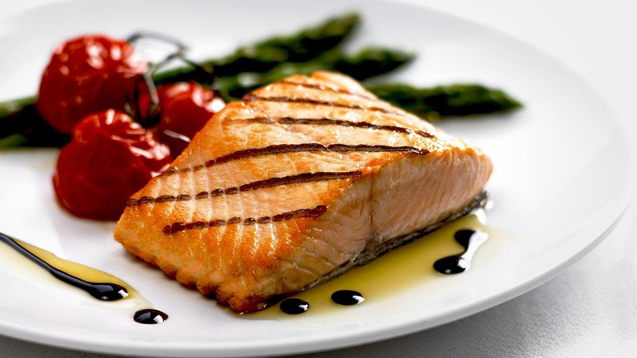 Grilled Salmon, Balsamic Caramel – Recipe Grilled Salmon, Balsamic Caramel – Recipe