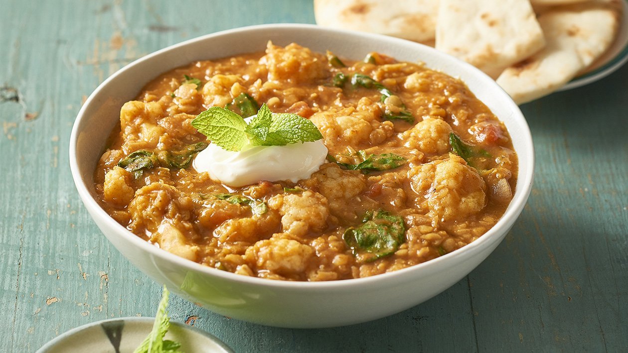 Lentil and Cauliflower Dhal – Recipe Lentil and Cauliflower Dhal – Recipe