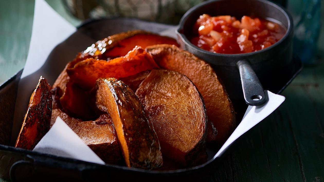 Loaded Pumpkin Wedges with Pico De Gallo – Recipe Loaded Pumpkin Wedges with Pico De Gallo – Recipe