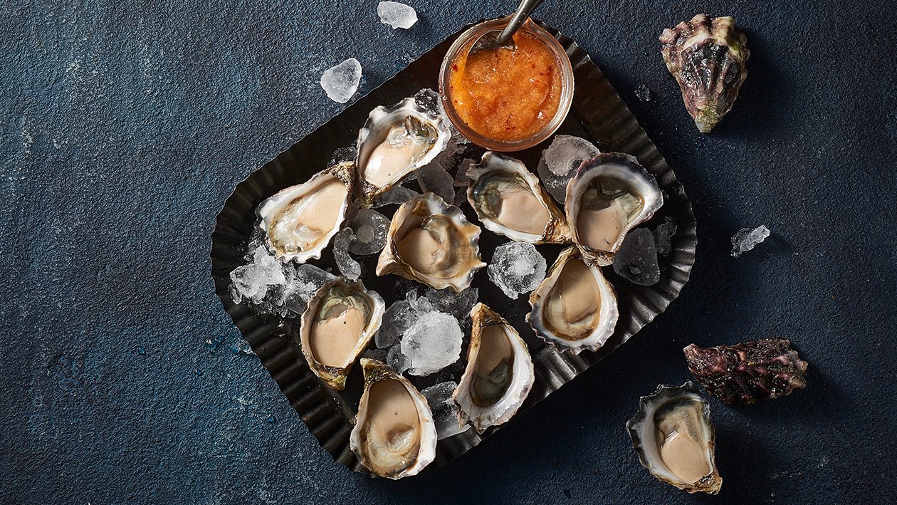 Oysters with Chilli Lime Granita – Recipe Oysters with Chilli Lime Granita – Recipe