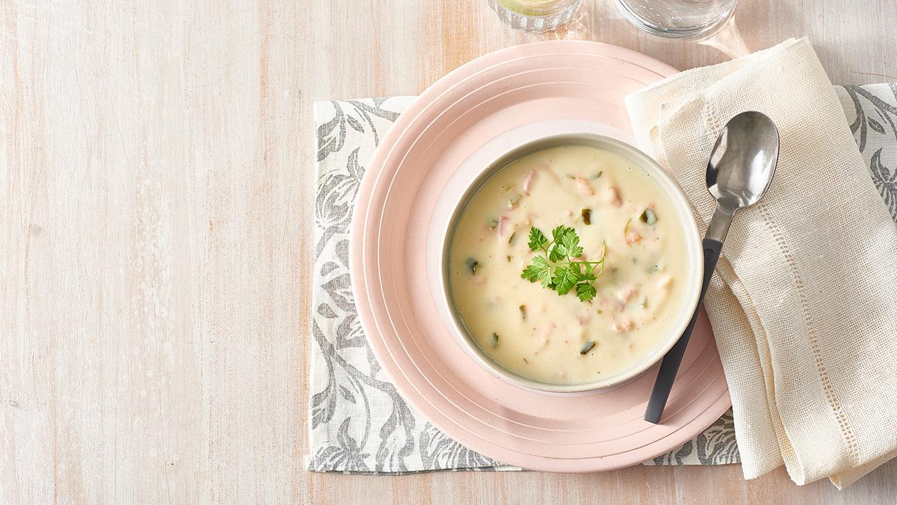 Potato Leek And Bacon Soup Recipe Unilever Food Solutions