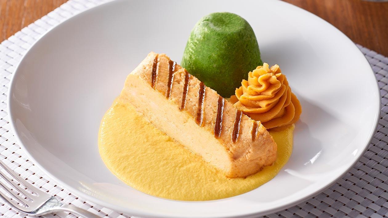 Puréed meal: Roast Salmon with Corn Puree – Recipe Puréed meal: Roast Salmon with Corn Puree – Recipe