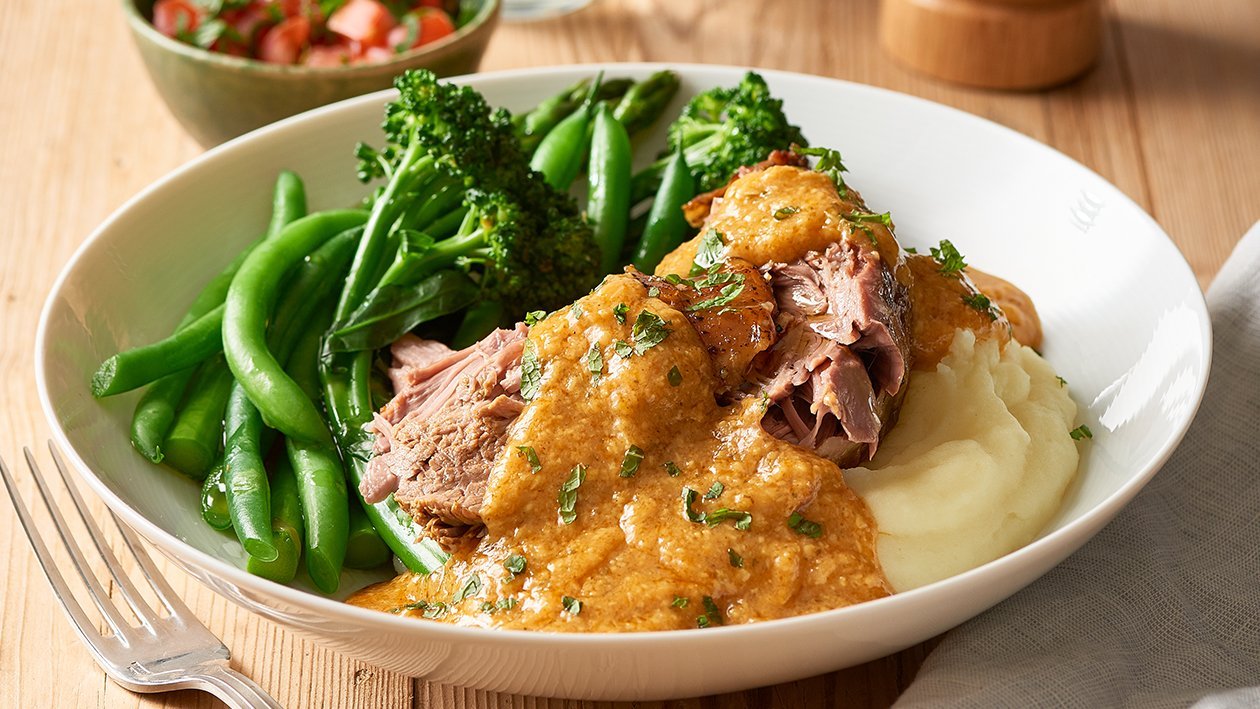 Slow Cooked Lamb Shoulder with Korma Sauce – Recipe Slow Cooked Lamb Shoulder with Korma Sauce – Recipe