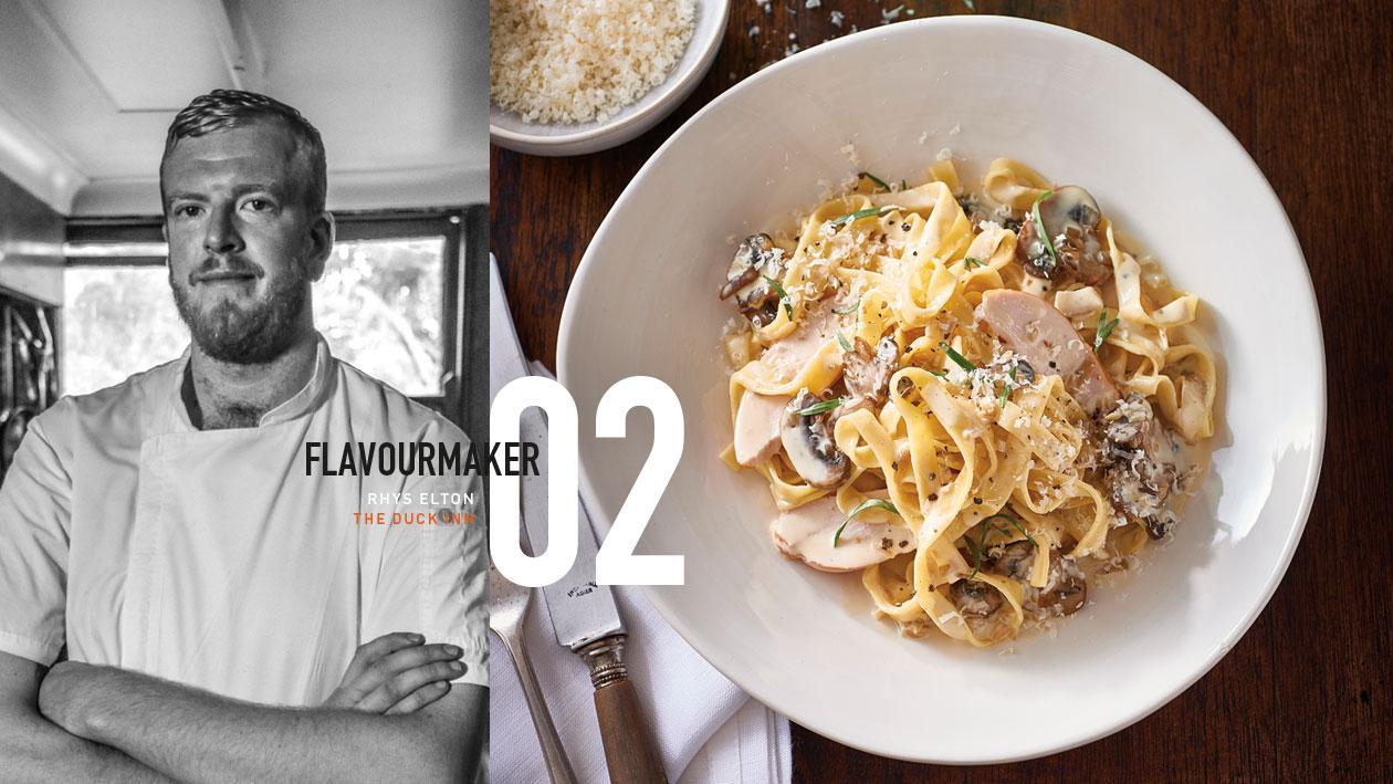 Smoked Chicken Pasta with Mushroom and Tarragon – Recipe Smoked Chicken Pasta with Mushroom and Tarragon – Recipe
