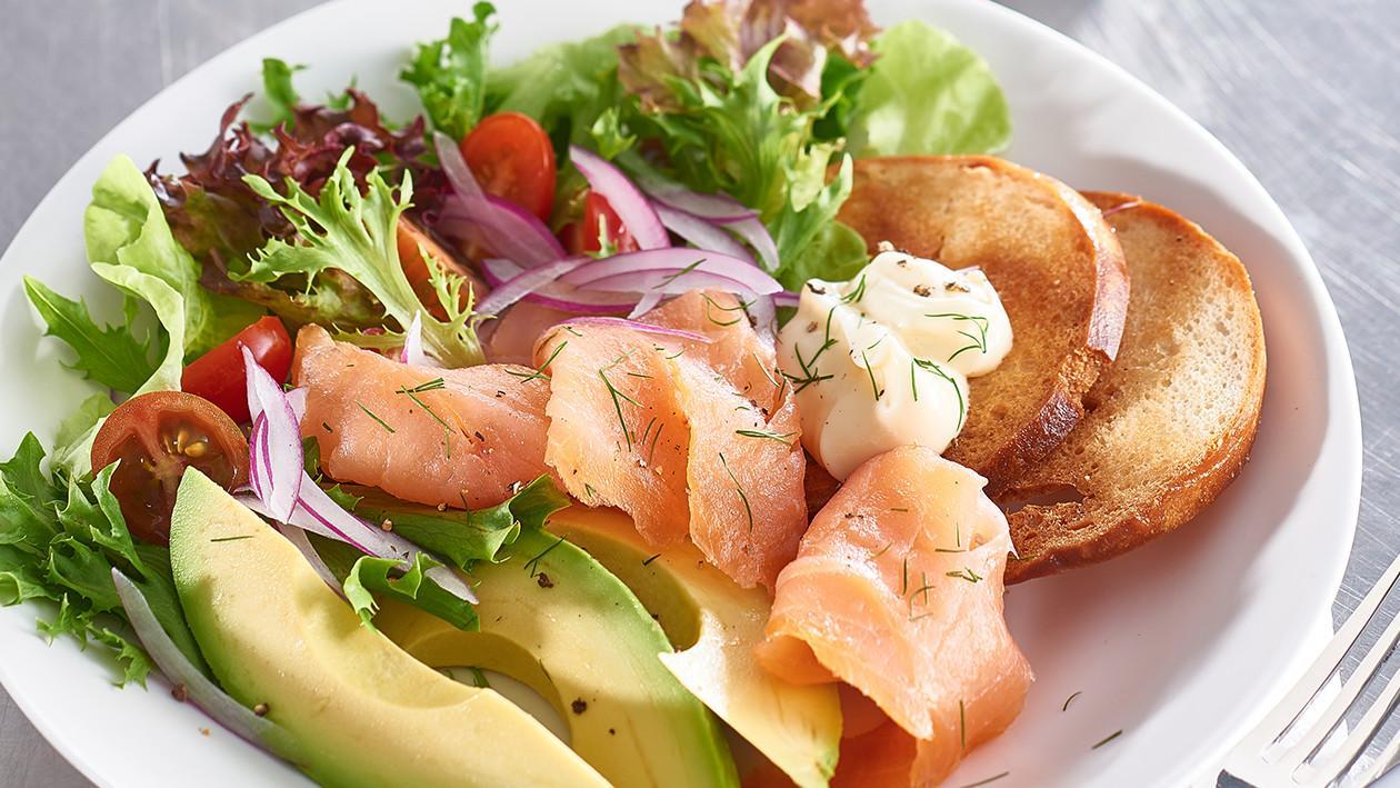 Smoked Salmon, Rocket and Avocado Salad - Recipe ...