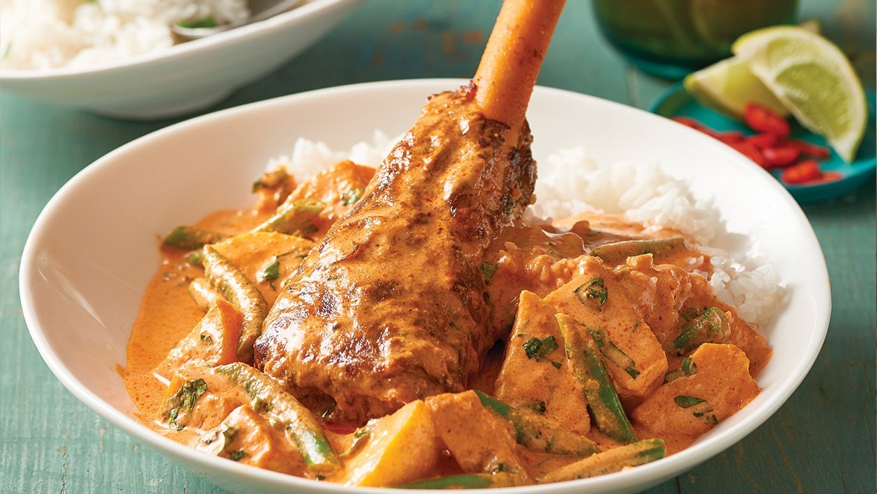 Thai Red Curry Lamb Shanks – Recipe | Unilever Food Solutions