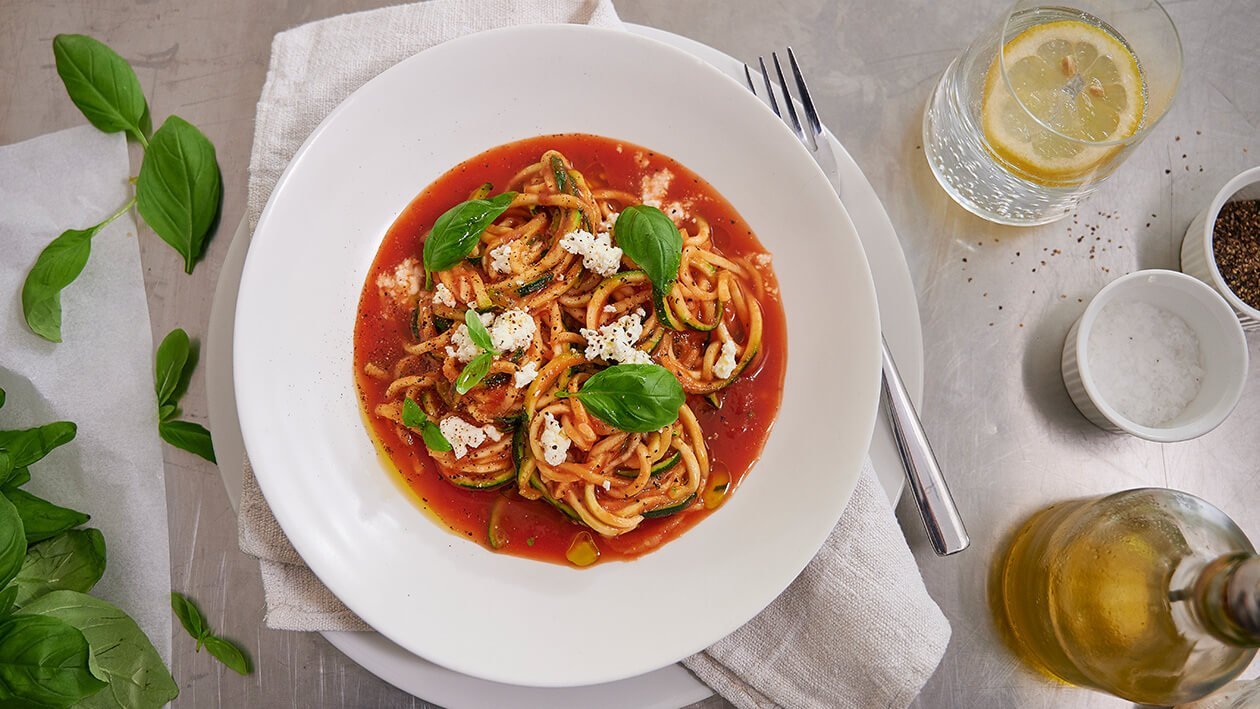 Zucchini Pasta Napoli Recipe Recipe Unilever Food Solutions