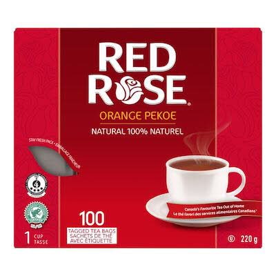 Red Rose® Tea Orange Pekoe 10 x 100 bags a 1 cup -