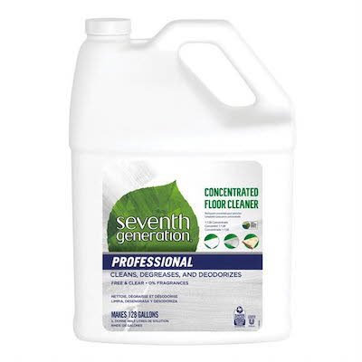 Seventh Generation Professional Concentrated Floor Cleaner 2 x 3.78 l - Biodegradable, septic safe, & safe for greywater