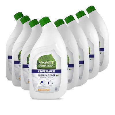 Seventh Generation Professional Toilet Bowl Cleaner 8 x 0.95 l - Sold in a convenient 1 l size