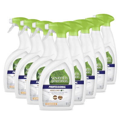 Seventh Generation Professional Wood Cleaner 0.95 l x 8 - Safe for treated wood and hard, non-porous surfaces
