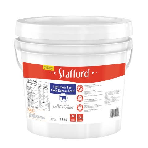 Stafford® RED LABEL Beef Broth Base No Added MSG -