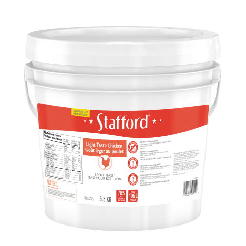 Stafford® RED LABEL Chicken Broth Base,No Added MSG - 10068400501227