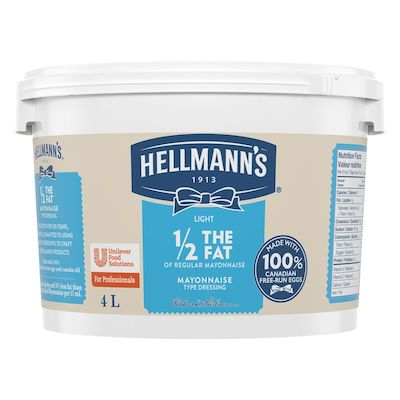Hellmann's® 1/2 The Fat Light Mayonnaise 2 x 4 L - Guests want healthier options that taste great
