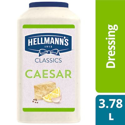 Hellmann's® Classics Caesar Dressing 2 x 3.78 L - To your best salads with dressing that looks, performs and tastes like you made it yourself.