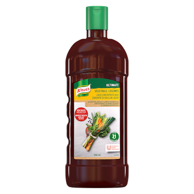 Knorr® Professional Liquid Concentrated Base Vegetable 4 x 946 ml - Knorr® Professional Liquid Concentrated Base Vegetable 4 x 946 ml delivers simple, clean food with ease. Knorr® Bases are reinvented by our chefs with your kitchen in mind.