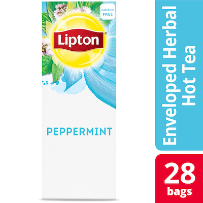 Lipton® Hot Tea Bags Enveloped Peppermint pack of 6, 28 count -