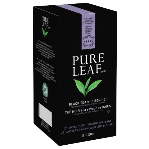 Pure Leafᵀᴹ Hot Tea Bags Black Tea with Berries 6/25 ct - Pure Leafᵀᴹ Hot Teas match the careful craftsmanship of your menu.