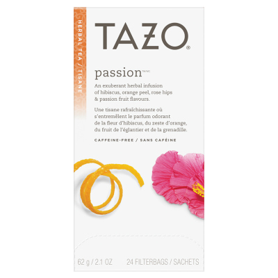 Tazo® Hot Tea Filterbag Passion 24 count, Pack of 6 -