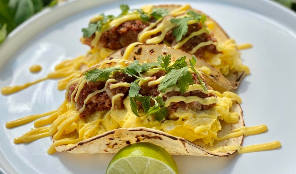 BBQ Beef Benedict Tacos – recipe BBQ Beef Benedict Tacos – recipe