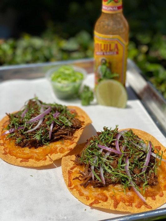 BBQ Beef Tostadas – recipe BBQ Beef Tostadas – recipe