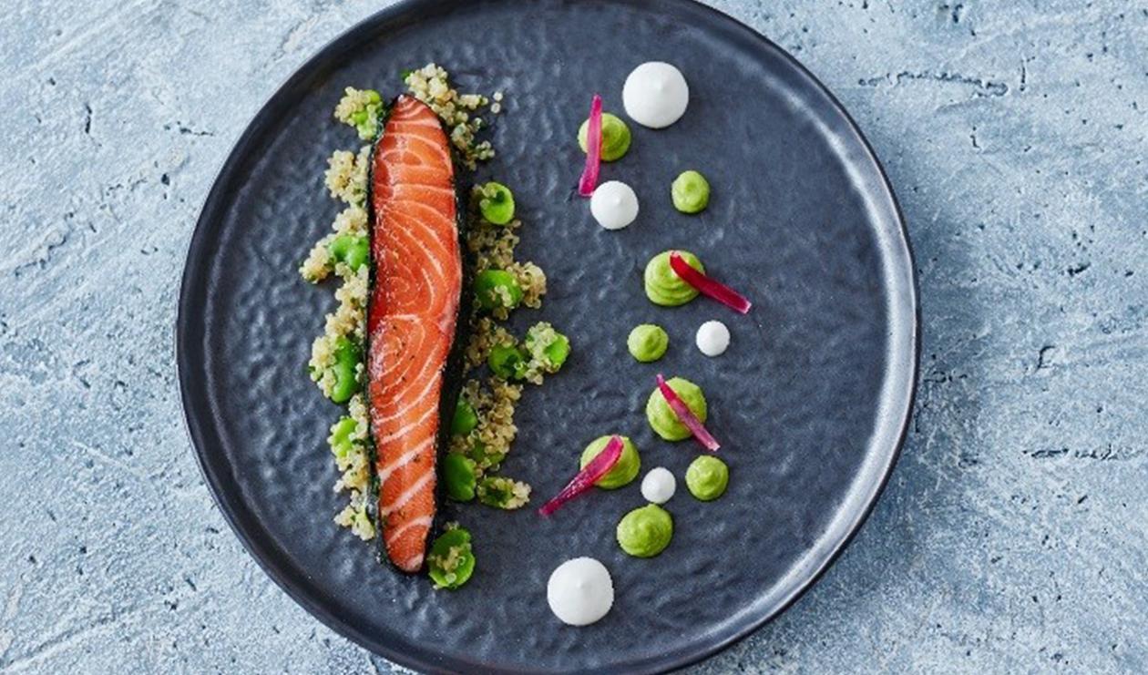 Gin Cured Salmon with Quinoa – recipe Gin Cured Salmon with Quinoa – recipe