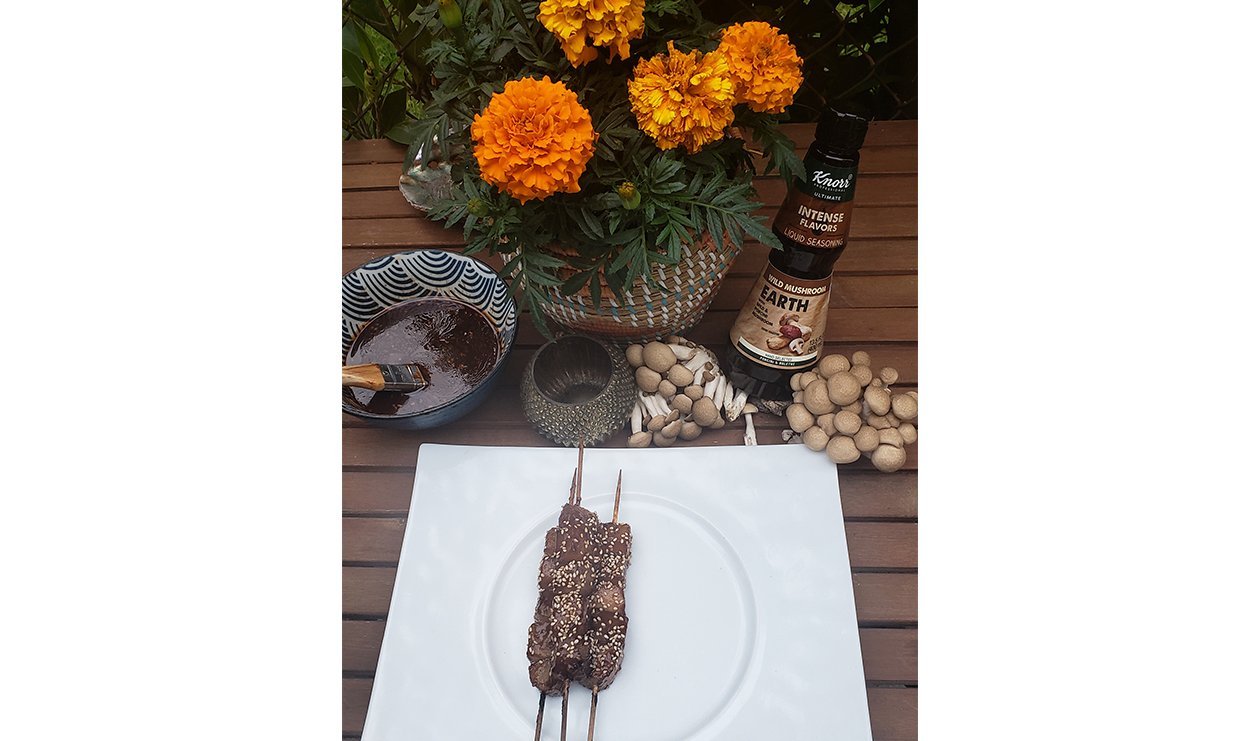 Smoked Daikon Skewers with Grilling Sauce – recipe Smoked Daikon Skewers with Grilling Sauce – recipe