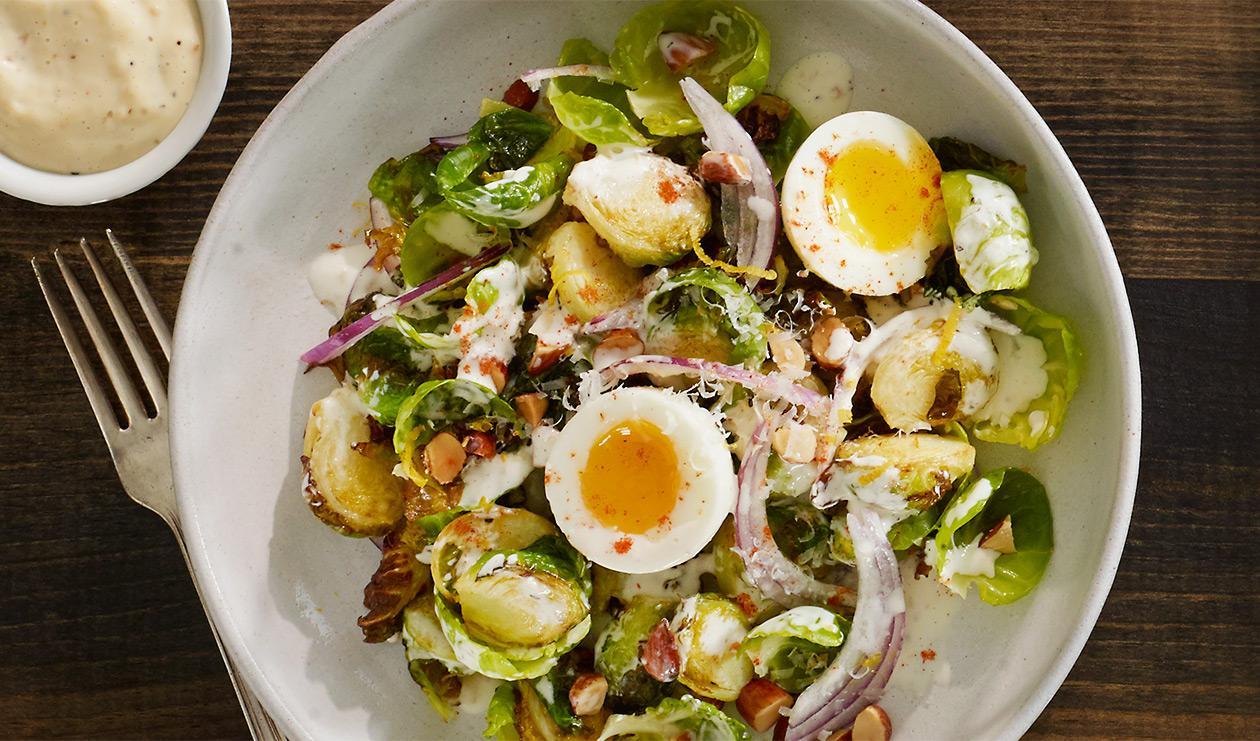 Smoky Brussels Sprout Salad – recipe Smoky Brussels Sprout Salad – recipe