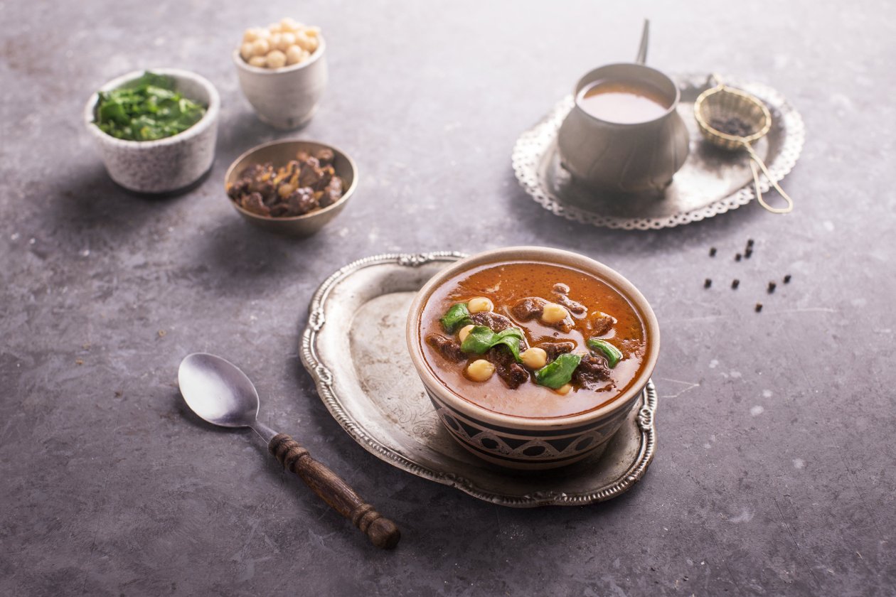 Beef Spinach & Garbanzo Bean Soup Beef Spinach & Garbanzo Bean Soup