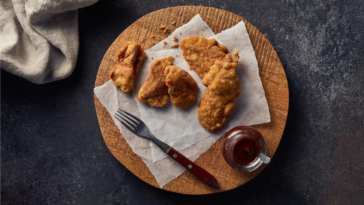 Breaded Chicken Liver with BBQ Sauce Breaded Chicken Liver with BBQ Sauce