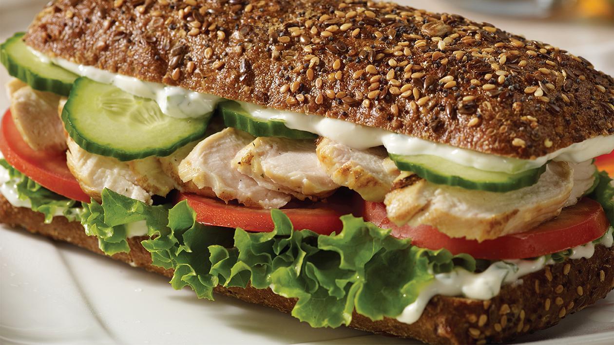 Greek Chicken Sandwich Greek Chicken Sandwich