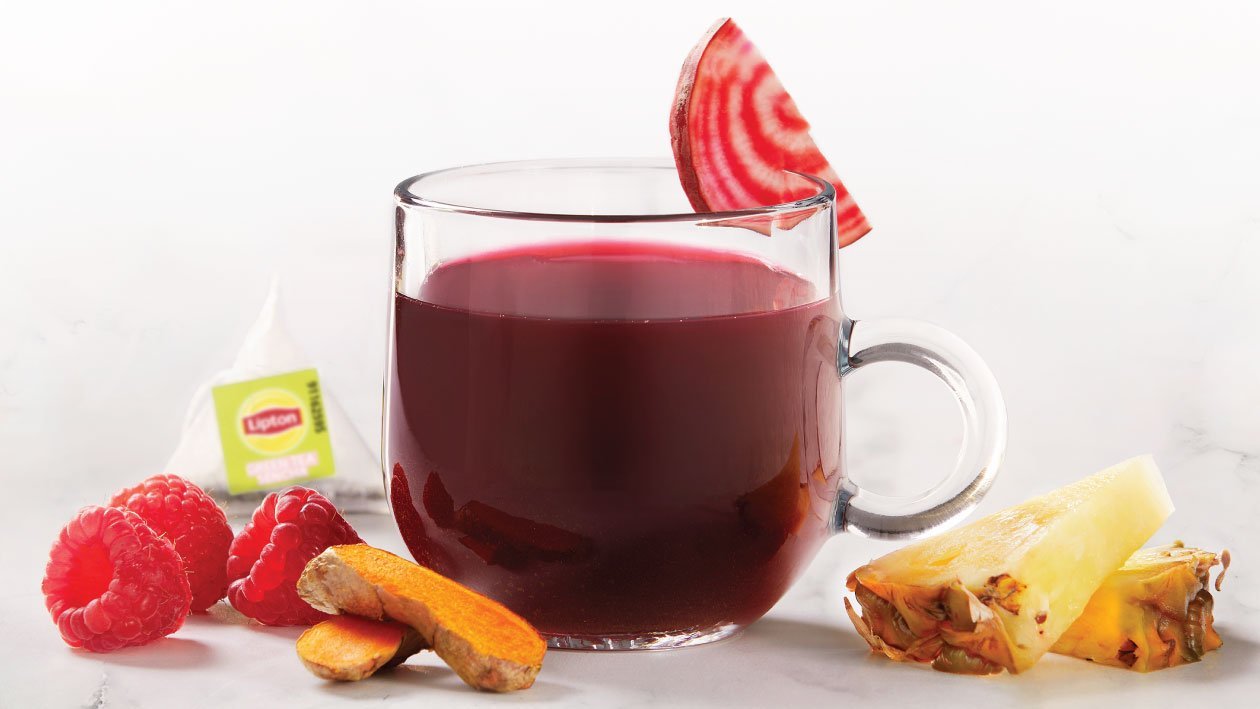 Green Tea Infused with Turmeric and Beetroot Green Tea Infused with Turmeric and Beetroot