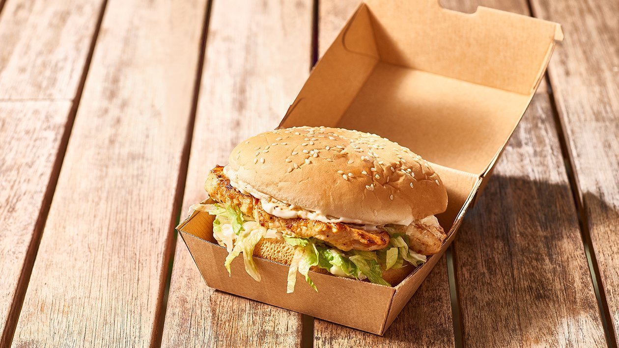 Grilled Portuguese Chicken Burger Grilled Portuguese Chicken Burger