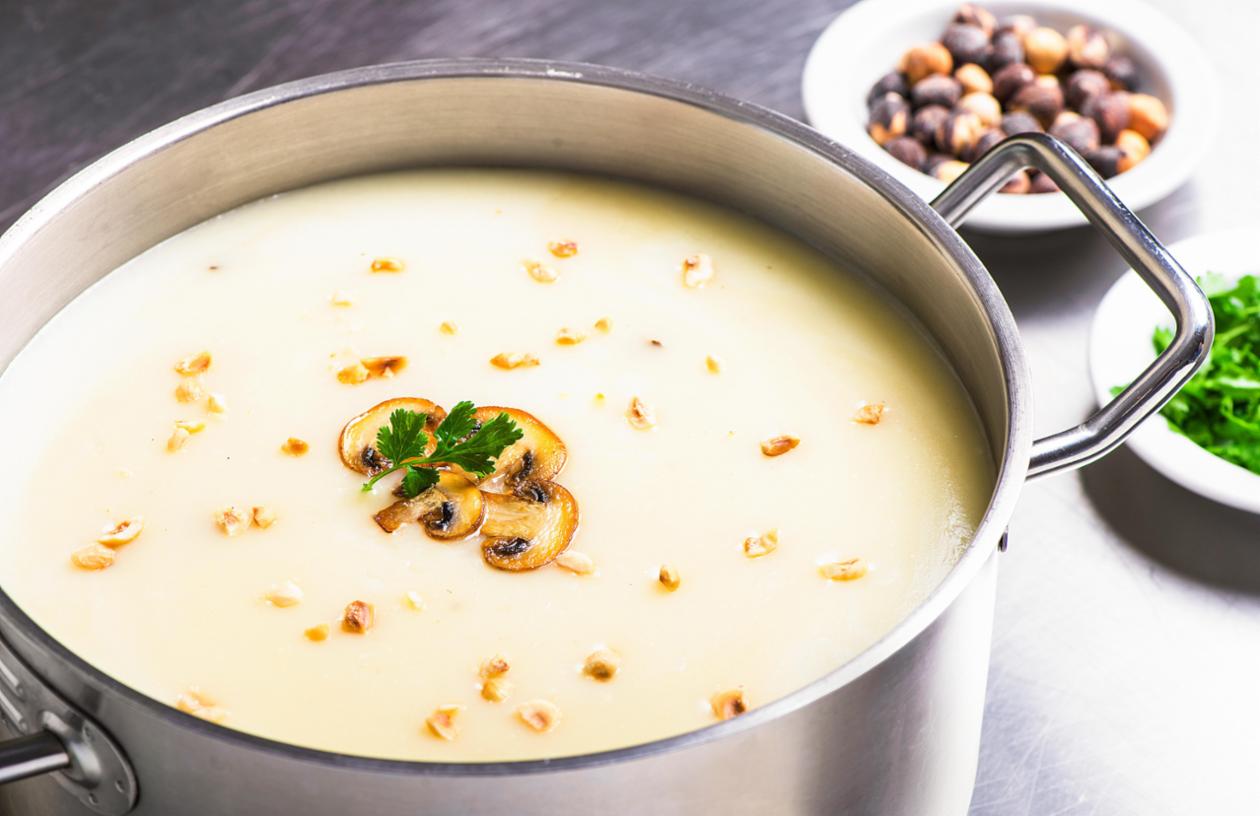 Hazelnut Mushroom Cream Soup Hazelnut Mushroom Cream Soup