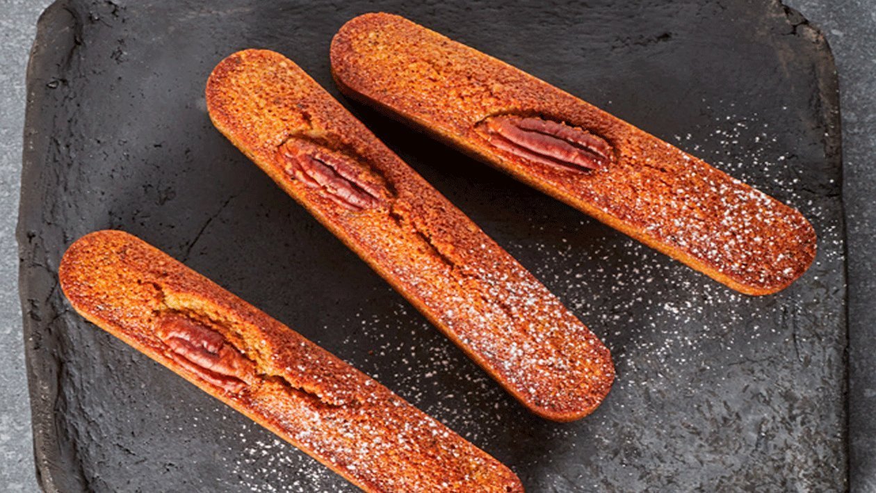 Pecan Nut & Black Tea Financiers Pecan Nut & Black Tea Financiers
