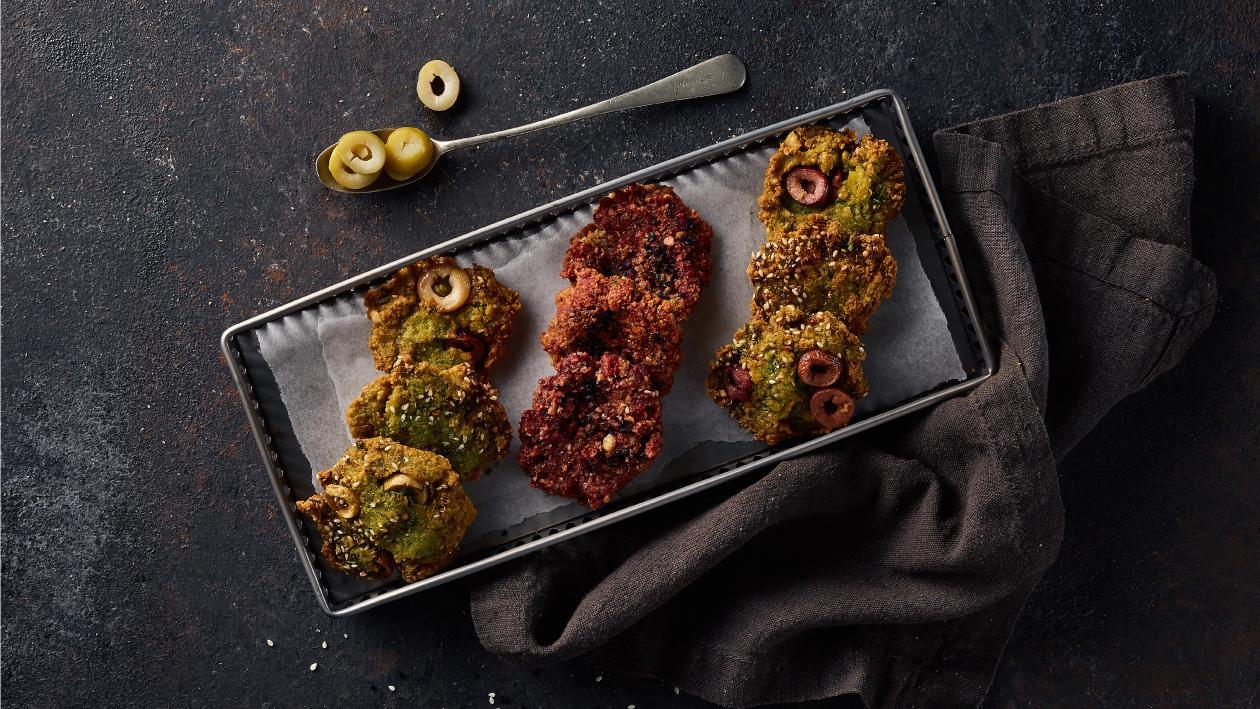 Roasted Garlic & Olive Falafel Roasted Garlic & Olive Falafel