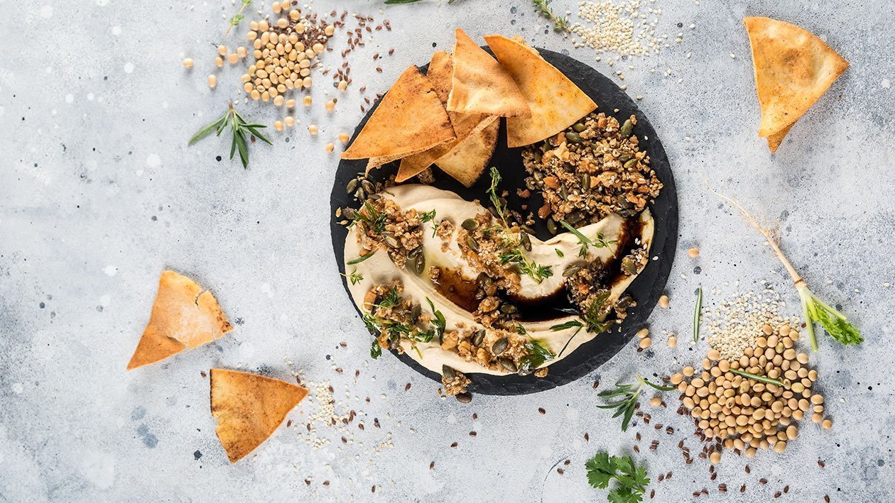 Tofu Hummus & Savoury Granola Tofu Hummus & Savoury Granola